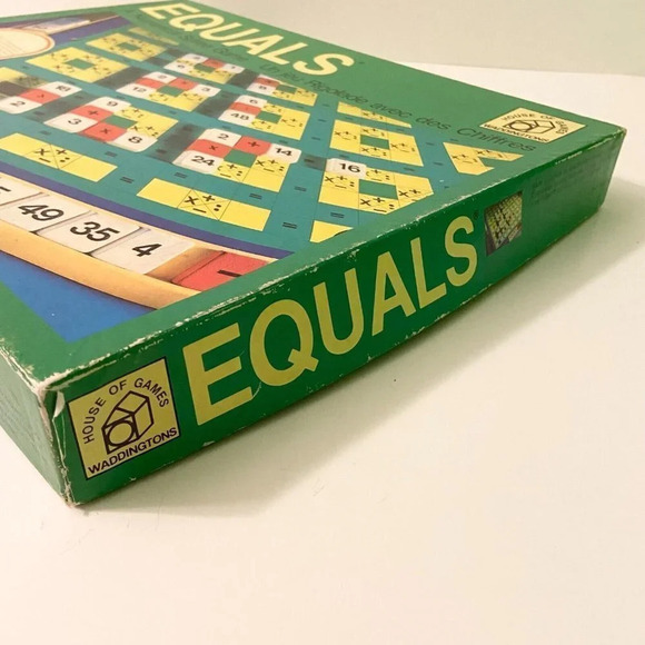 Vintage 1970s Equals Board Game A Numerical Spree Game Waddingtons Incomplete - Picture 2 of 13